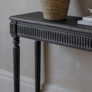 Large Black Hall Table