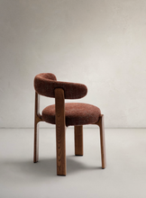 Load image into Gallery viewer, Granite Dining Chair Brown Chenille &amp; Walnut