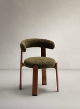 Load image into Gallery viewer, Granite Dining Chair Green Chenille &amp; Walnut