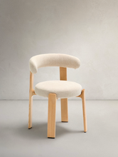 Load image into Gallery viewer, Granite Dining Chair Beige Chenille &amp; Ash