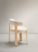 Load image into Gallery viewer, Granite Dining Chair Beige Chenille &amp; Ash