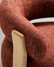 Load image into Gallery viewer, Granite Armchair Terracotta Chenille &amp; Ash