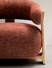 Load image into Gallery viewer, Granite Armchair Terracotta Chenille &amp; Ash