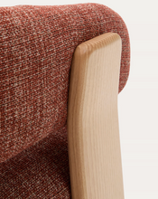 Load image into Gallery viewer, Granite Armchair Terracotta Chenille &amp; Ash