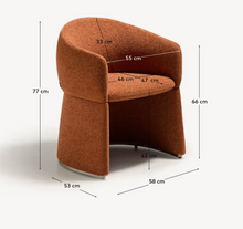 Load image into Gallery viewer, Bosca Chair Terracotta Chenille