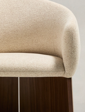 Load image into Gallery viewer, Bosca Chair Beige Chenille &amp; Walnut
