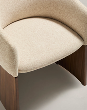 Load image into Gallery viewer, Bosca Chair Beige Chenille &amp; Walnut