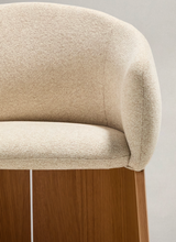 Load image into Gallery viewer, Bosca Chair Beige Chenille &amp; Oak