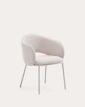 Load image into Gallery viewer, Maina Chair Beige &amp; Steel