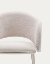 Load image into Gallery viewer, Maina Chair Beige &amp; Steel