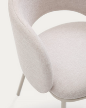 Load image into Gallery viewer, Maina Chair Beige &amp; Steel