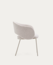 Load image into Gallery viewer, Maina Chair Beige &amp; Steel