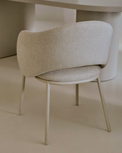 Load image into Gallery viewer, Maina Chair Beige &amp; Steel