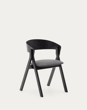 Load image into Gallery viewer, Godia Chair Black &amp; Grey Chenille