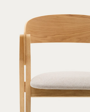 Load image into Gallery viewer, Godia Chair Natural &amp; Beige Chenille