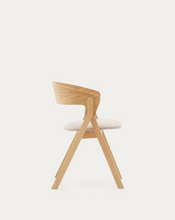 Load image into Gallery viewer, Godia Chair Natural &amp; Beige Chenille