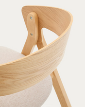 Load image into Gallery viewer, Godia Chair Natural &amp; Beige Chenille