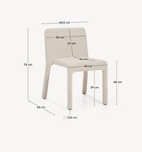 Load image into Gallery viewer, Loria Stackable Chair Beige