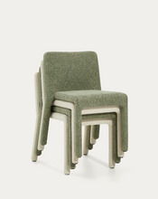 Load image into Gallery viewer, Loria Stackable Chair Green