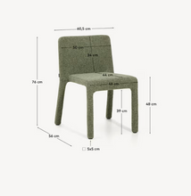 Load image into Gallery viewer, Loria Stackable Chair Green