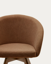 Load image into Gallery viewer, Marvin Swivel Chair Brown Chenille