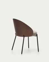 Load image into Gallery viewer, Eamy Chair Light Brown &amp; Wenge Finish