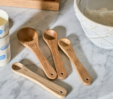 Load image into Gallery viewer, Orford Wooden Measuring Spoons, Set of 4
