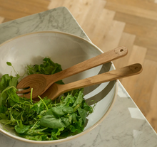 Load image into Gallery viewer, Orford Oak Salad Servers