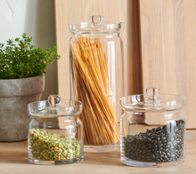 Load image into Gallery viewer, Wingfield Glass Storage Jar with Lid
