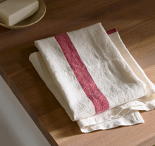 Load image into Gallery viewer, Quinn Linen Stripe Tea Towel