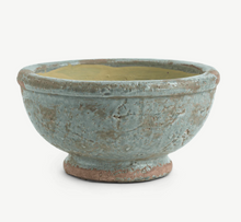 Load image into Gallery viewer, Broseley Footed Pot, Moss