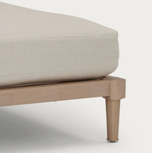 Load image into Gallery viewer, Ophelia Footstool Large - Heavyweight Linen Pale Oat