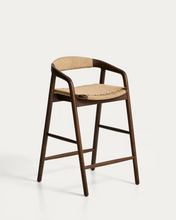 Load image into Gallery viewer, Derile Stool Walnut Finish