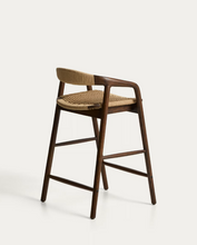 Load image into Gallery viewer, Derile Stool Walnut Finish