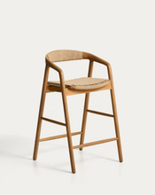 Load image into Gallery viewer, Derile Stool Oak Finish