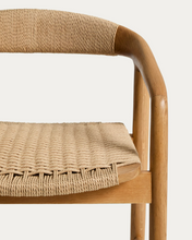 Load image into Gallery viewer, Derile Stool Oak Finish