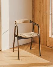 Load image into Gallery viewer, Derile Chair Walnut Finish
