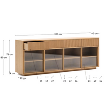 Load image into Gallery viewer, Helvine Sideboard