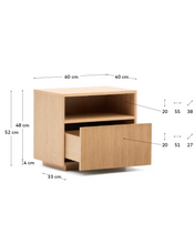 Load image into Gallery viewer, Helvine Bedside Table