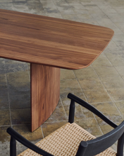 Load image into Gallery viewer, Litto Dining Table Walnut Finish