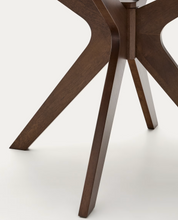 Load image into Gallery viewer, Naanim Round Table Walnut Finish
