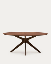 Load image into Gallery viewer, Naanim Oval Table Walnut Finish