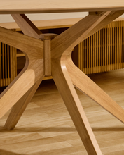 Load image into Gallery viewer, Naanim Oval Table Oak Finish