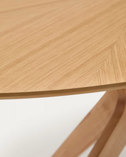 Load image into Gallery viewer, Naanim Oval Table Oak Finish