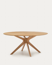 Load image into Gallery viewer, Naanim Oval Table Oak Finish