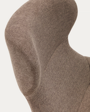 Load image into Gallery viewer, Belina Armchair Light Brown Chenille &amp; Black Leg