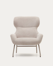 Load image into Gallery viewer, Belina Armchair Beige Chenille &amp; Beige Leg