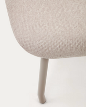 Load image into Gallery viewer, Belina Footrest Beige Chenille &amp; Beige Leg