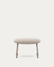 Load image into Gallery viewer, Belina Footrest Beige Chenille &amp; Beige Leg