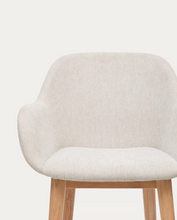 Load image into Gallery viewer, Konna Stool Beige &amp; Light Finish